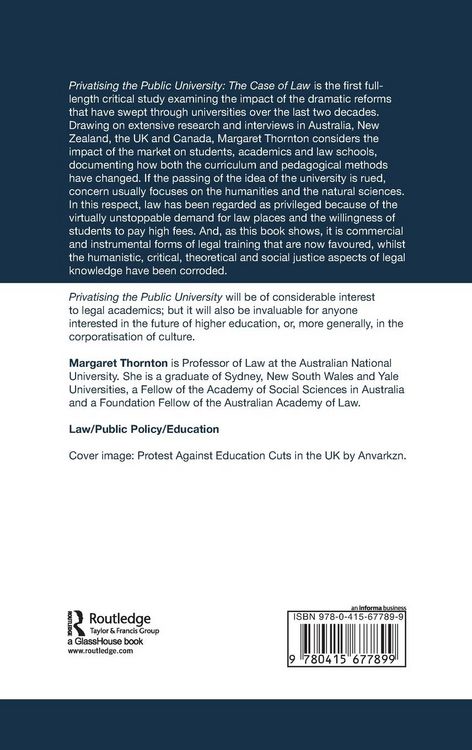 Produktbild: Privatising the Public University