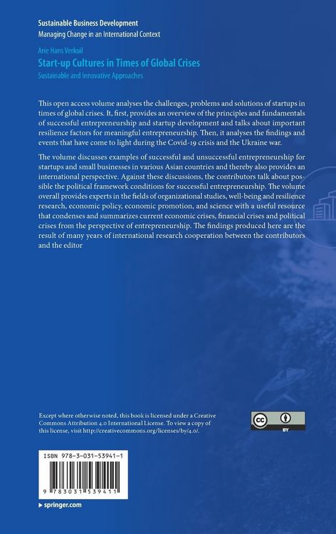 Produktbild: Start-up Cultures in Times of Global Crises