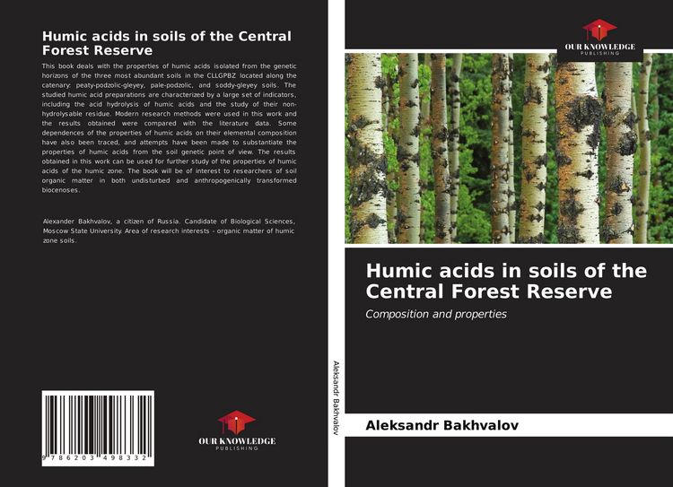 Produktbild: Humic acids in soils of the Central Forest Reserve