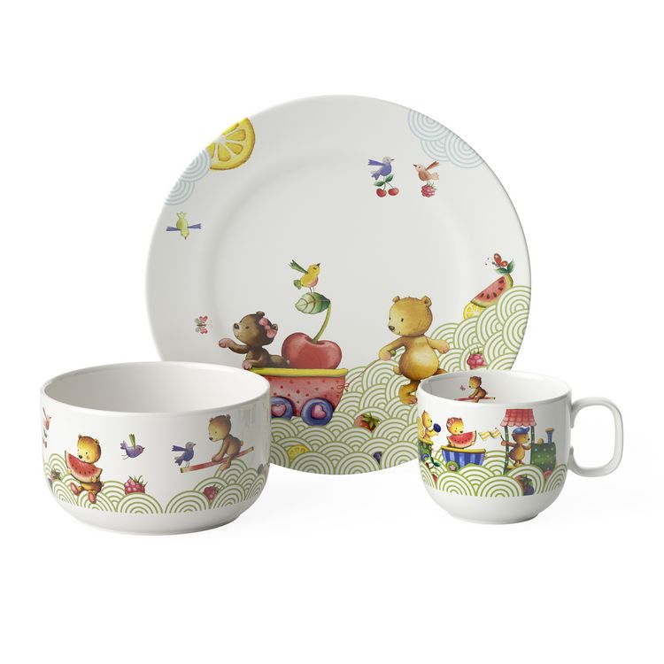 Produktbild: Villeroy & Boch Kiddy Bears Set 3tlg. EF