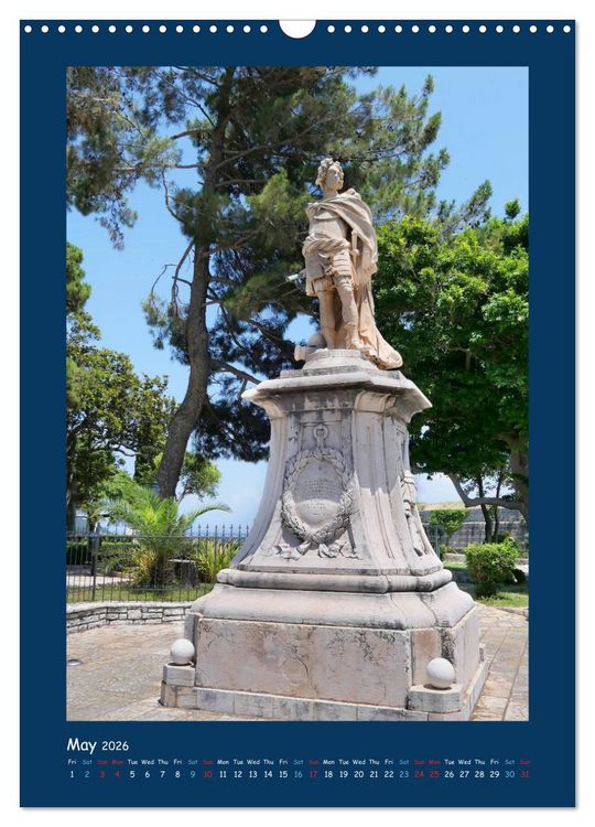 Produktbild: Corfu - Island of joie de vivre (Wall Calendar 2026 DIN A3 portrait), CALVENDO 12 Month Wall Calendar