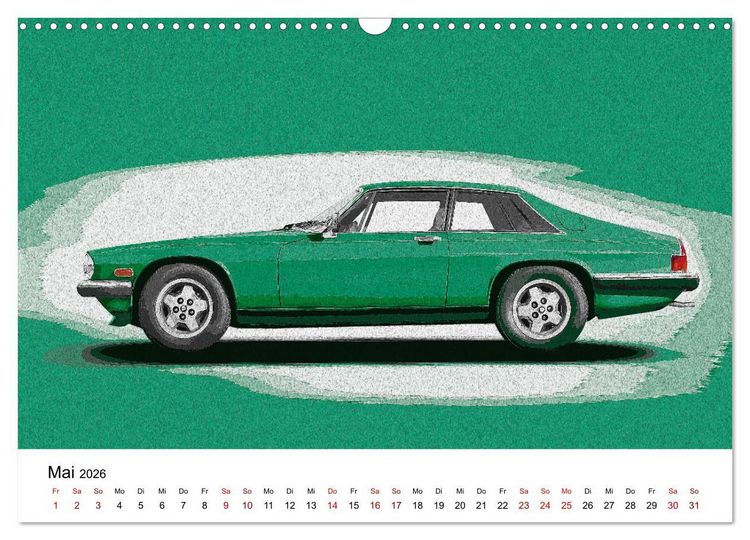 Produktbild: Car Art Edition Sportwagenlegenden (Wandkalender 2026 DIN A3 quer), CALVENDO Monatskalender