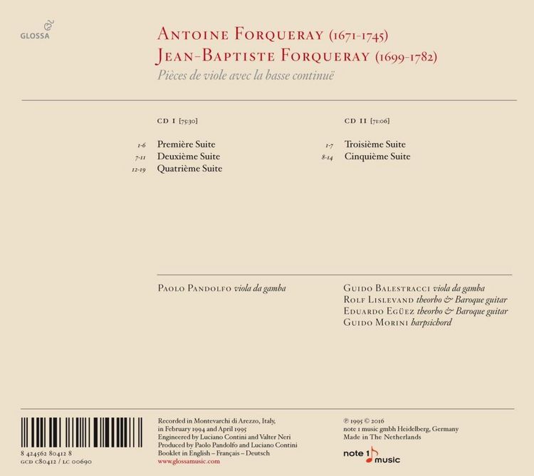Produktbild: Paolo Pandolfo & Balestracci & Rolf Lislevand: Pieces De Vio
