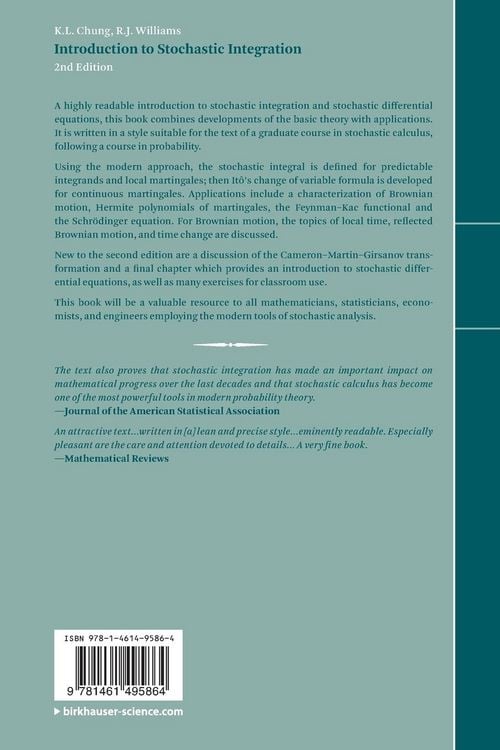 Produktbild: Introduction to Stochastic Integration