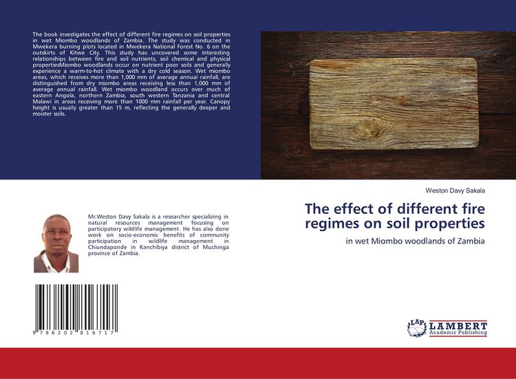 Produktbild: The effect of different fire regimes on soil properties