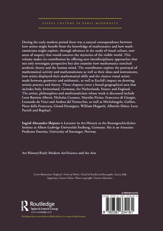 Produktbild: Visual Culture and Mathematics in the Early Modern Period