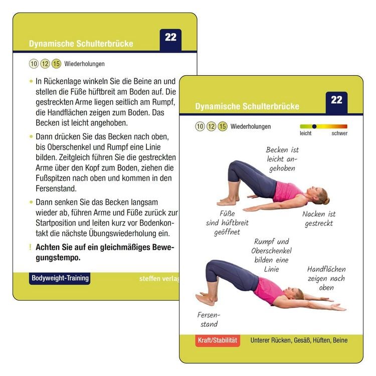 Produktbild: Trainingskarten Bodyweight-Training