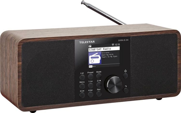 Produktbild: Telestar DIRA S 24i Internet Tischradio Internet, DAB+, UKW AUX, Bluetooth&reg;, DLNA, USB, WLAN, Internetradio Aufnahmefunktion