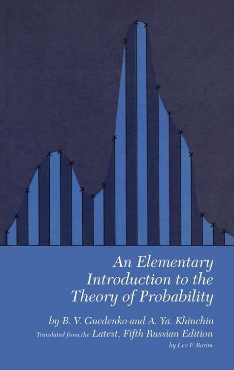 Produktbild: An Elementary Introduction to the Theory of Probability