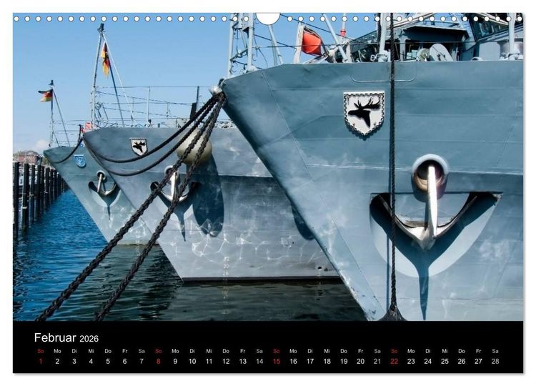 Produktbild: Marinest&uuml;tzpunkt Kiel (Wandkalender 2026 DIN A3 quer), CALVENDO Monatskalender