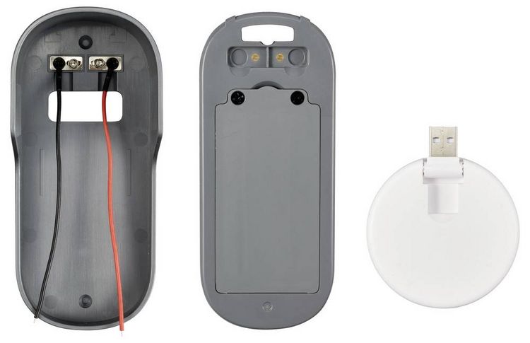 Produktbild: Sygonix IP-Video-T&uuml;rsprechanlage WLAN, Funk Grau, Wei&szlig;
