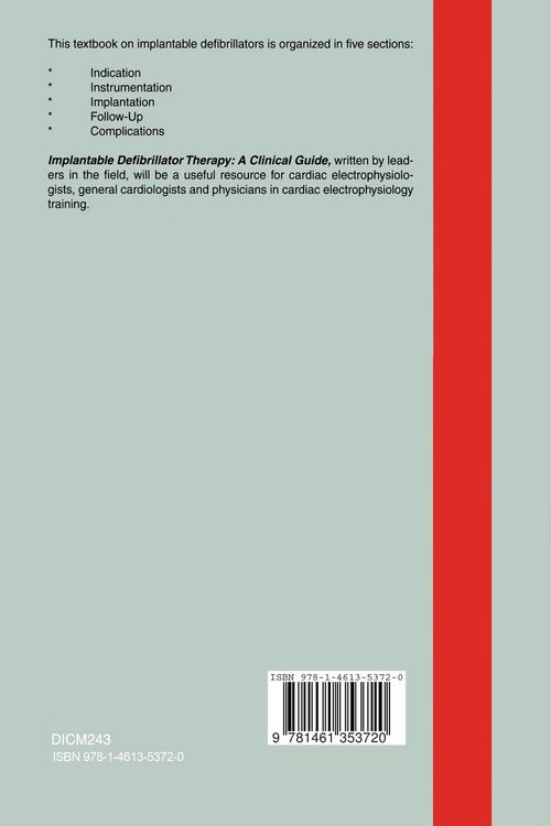 Produktbild: Implantable Defibrillator Therapy: A Clinical Guide