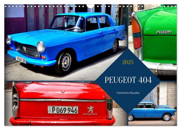Produktbild: PEUGEOT 404 - Frankreichs Klassiker (Wandkalender 2025 DIN A3 quer), CALVENDO Monatskalender