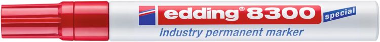 Produktbild: EDDING&reg; Permanent Marker 8300 Industry, rot