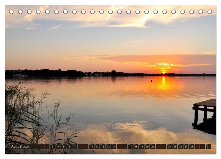 Produktbild: Zwischenahner Meer Momentaufnahmen (Tischkalender 2026 DIN A5 quer), CALVENDO Monatskalender