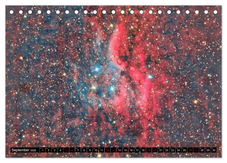 Produktbild: Nachthimmel (Tischkalender 2026 DIN A5 quer), CALVENDO Monatskalender