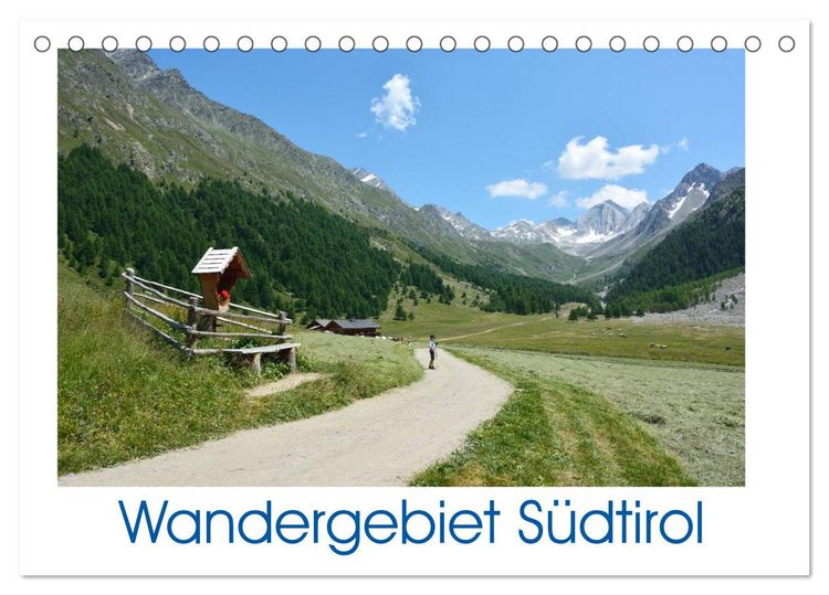 Produktbild: Wandergebiet S&uuml;dtirol (Tischkalender 2026 DIN A5 quer), CALVENDO Monatskalender
