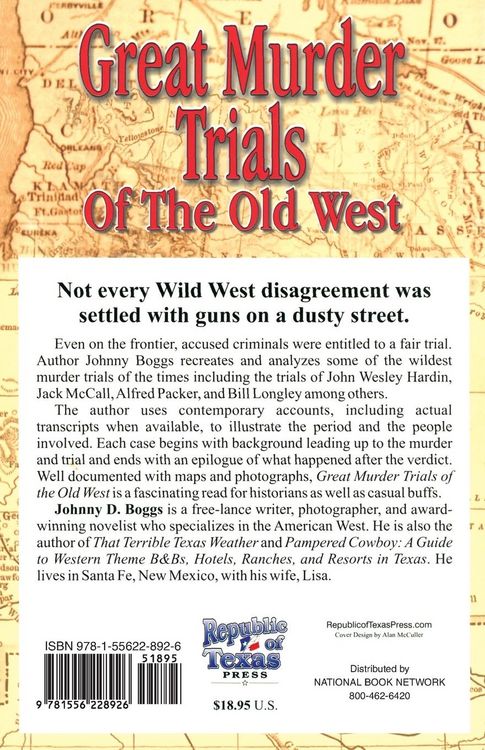 Produktbild: Great Murder Trials of the Old West