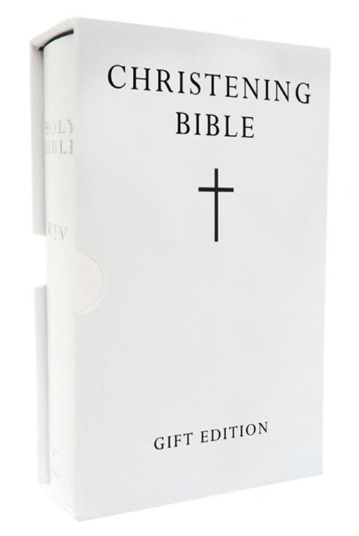 Produktbild: HOLY BIBLE: King James Version (KJV) White Pocket Christening Edition