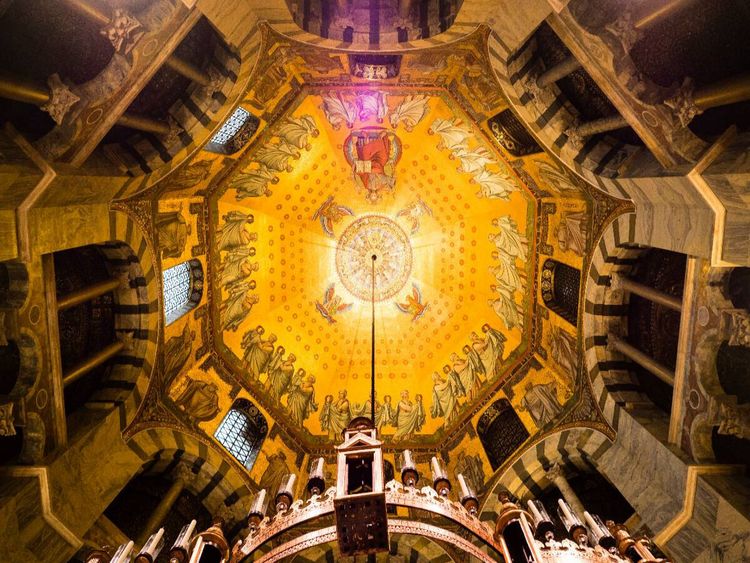 Produktbild: CALVENDO Puzzle Aachener Dom, Oktogon | 1000 Teile Lege-Gr&ouml;&szlig;e 64x48cm Foto-Puzzle f&uuml;r gl&uuml;ckliche Stunden