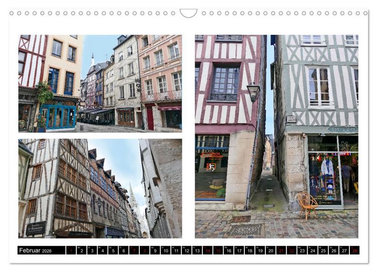 Produktbild: Rouen entdecken (Wandkalender 2026 DIN A3 quer), CALVENDO Monatskalender