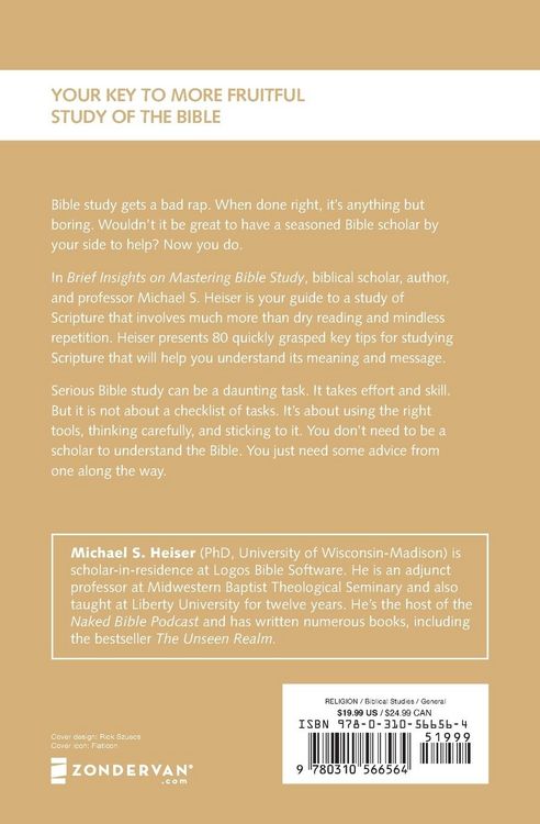 Produktbild: The Brief Insights on Mastering Bible Study