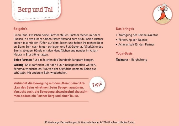 Produktbild: 30 Kinderyoga-Partner&uuml;bungen f&uuml;r Grundschul-Kinder