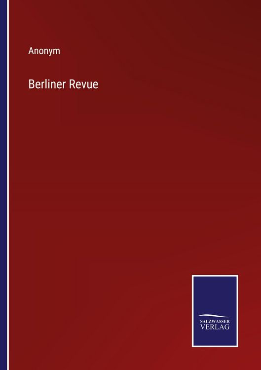 Produktbild: Berliner Revue