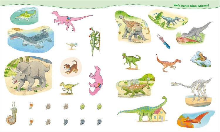 Produktbild: WAS IST WAS Junior Mitmach-Heft Dinosaurier