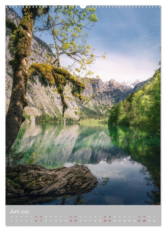 Produktbild: Deutsche Alpenmomente (hochwertiger Premium Wandkalender 2026 DIN A2 hoch), Kunstdruck in Hochglanz