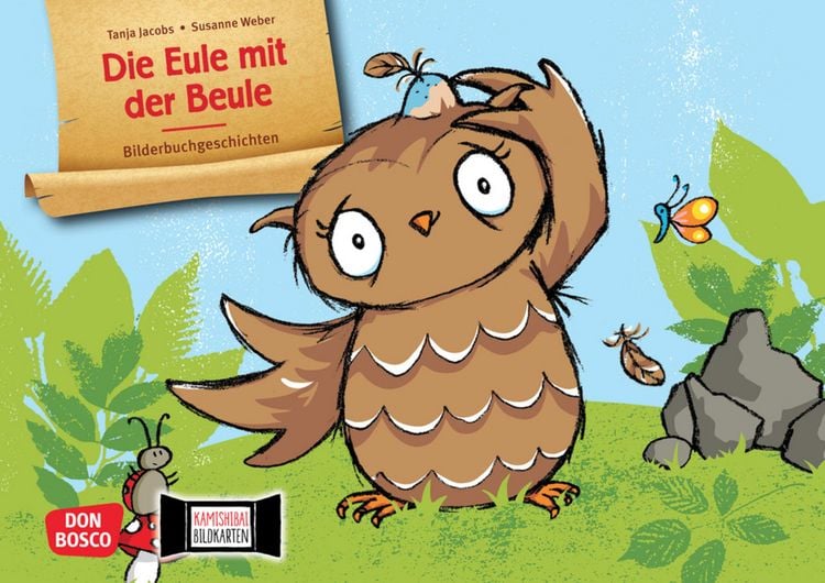 Produktbild: Die Eule mit der Beule. Kamishibai Bildkartenset