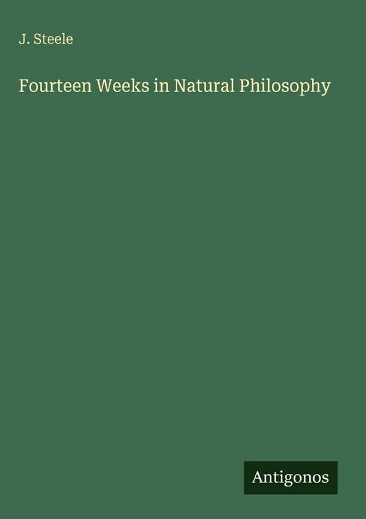 Produktbild: Fourteen Weeks in Natural Philosophy