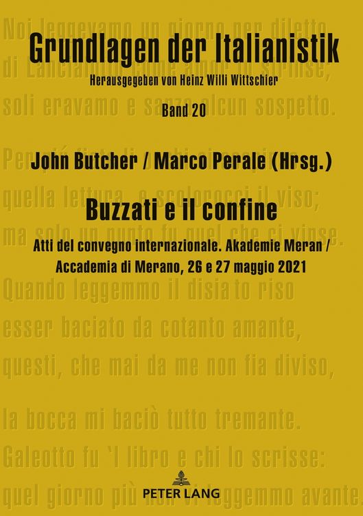 Produktbild: Buzzati e il confine