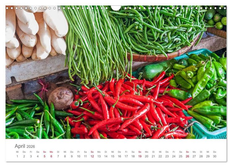 Produktbild: M&auml;rkte in S&uuml;dostasien (Wandkalender 2026 DIN A3 quer), CALVENDO Monatskalender