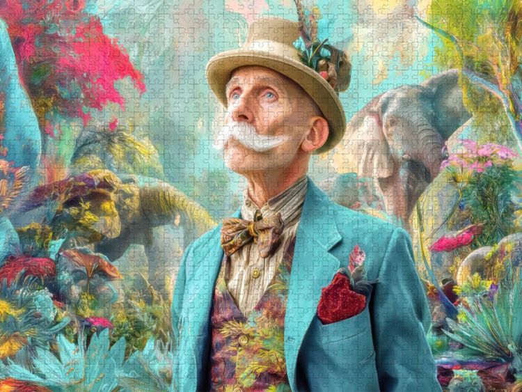 Produktbild: CALVENDO Puzzle Dandy und Retro Vintage | 1000 Teile Lege-Gr&ouml;&szlig;e 64x48cm Foto-Puzzle f&uuml;r gl&uuml;ckliche Stunden