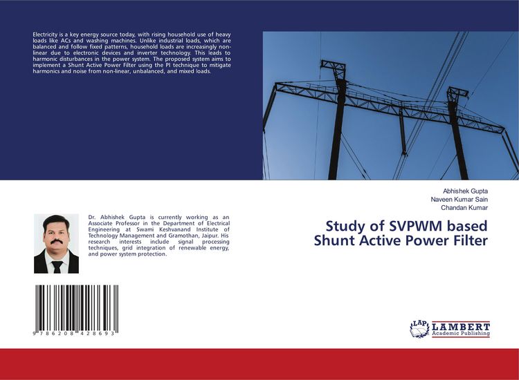 Produktbild: Study of SVPWM based Shunt Active Power Filter