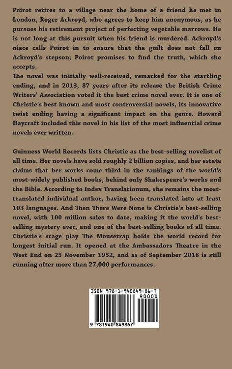Produktbild: The Murder of Roger Ackroyd