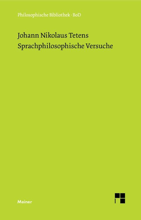 Produktbild: Sprachphilosophische Versuche