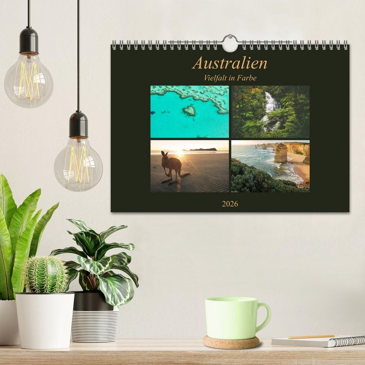 Produktbild: Australien - Farbige Vielfalt (Wandkalender 2026 DIN A4 quer), CALVENDO Monatskalender