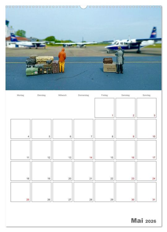 Produktbild: Wangerooge - Gl&uuml;cksort f&uuml;r Gro&szlig; und Klein (Wandkalender 2026 DIN A2 hoch), CALVENDO Monatskalender