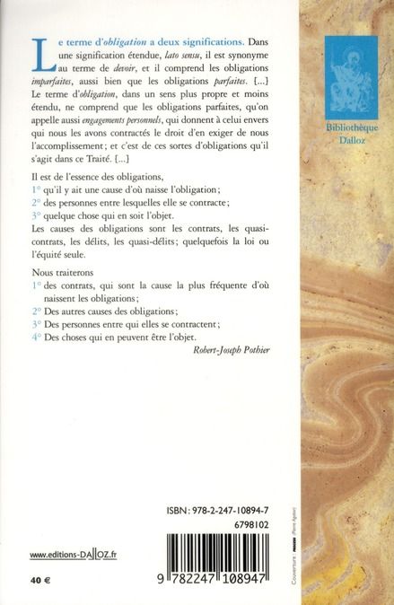Produktbild: Traite Obligations Edition De 18