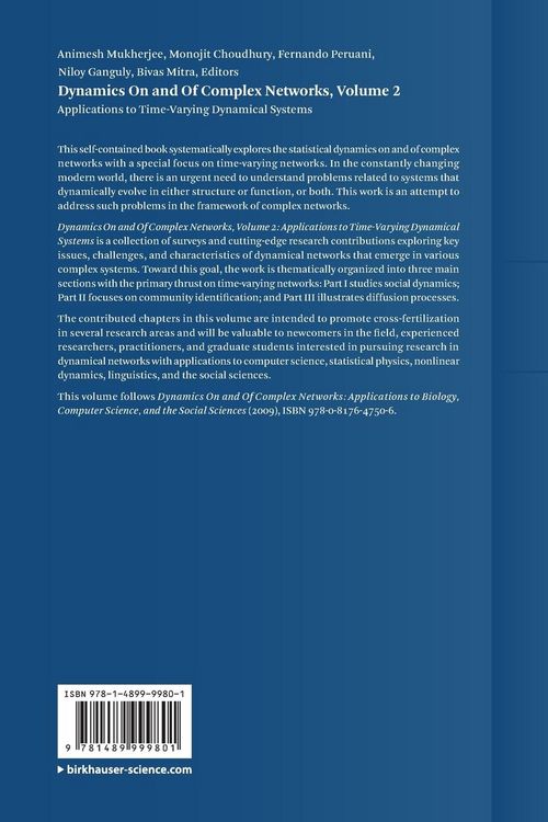 Produktbild: Dynamics On and Of Complex Networks, Volume 2