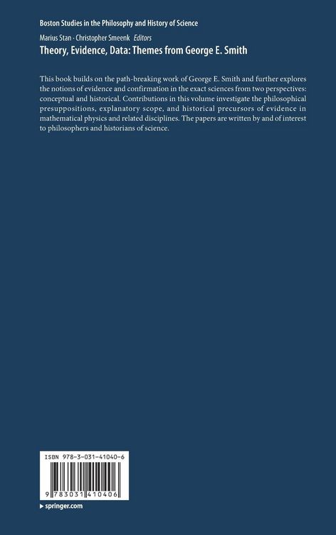 Produktbild: Theory, Evidence, Data: Themes from George E. Smith