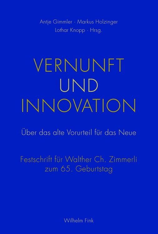 Produktbild: Vernunft und Innovation