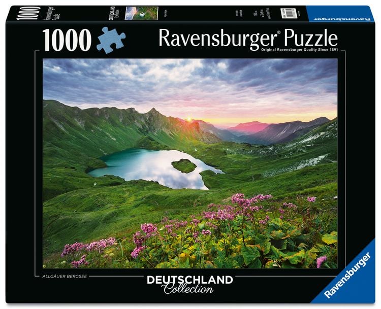 Produktbild: Erwachsenenpuzzle 1000 Teile - Allg&auml;uer Bergsee