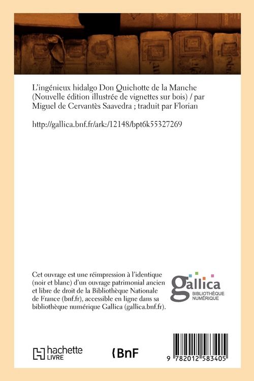 Produktbild: L'ing&eacute;nieux hidalgo Don Quichotte de la Manche (Nouvelle &eacute;d) (&Eacute;d.1877)
