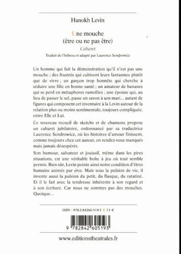 Produktbild: Une mouche (&ecirc;tre ou ne pas &ecirc;tre) : cabaret