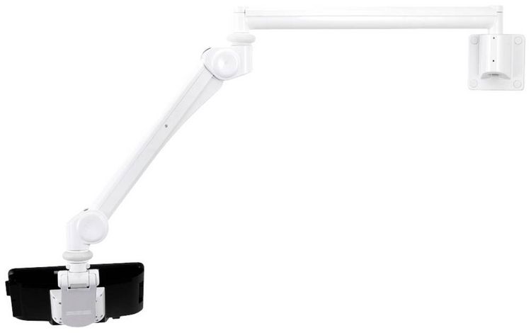 Produktbild: Neomounts FPMA-HAW300 Medical Monitor-Wandhalterung 1 Display(s) 25,4 cm (10") - 61 cm (24") Wei&szlig; Schwenkbar, Rotierbar, Neigbar, H&ouml;henverstellbar