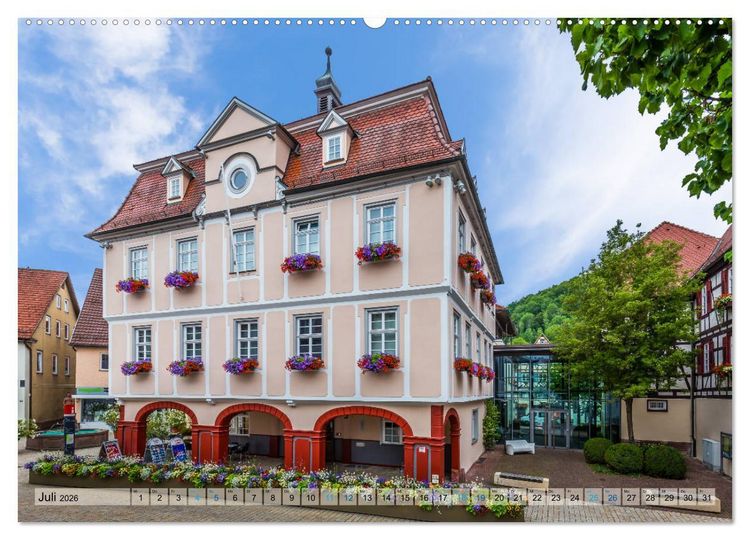 Produktbild: Nagold (hochwertiger Premium Wandkalender 2026 DIN A2 quer), Kunstdruck in Hochglanz