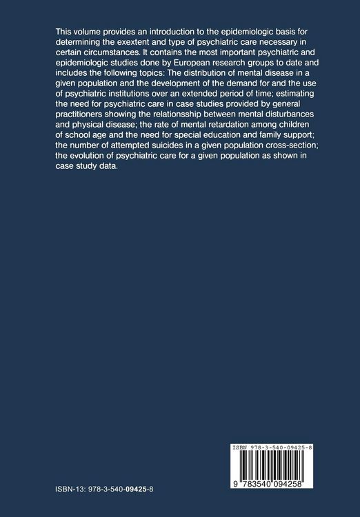 Produktbild: Estimating Needs for Mental Health Care